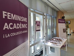 Exposició Feminisme acadèmic i la col·lecció Atenea a CRAI campus Terres de l'Ebre