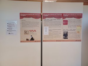 Exposició "Antoni Rovira i Virgili i la universitat pública del sud de Catalunya" al CRAI campus Sescelades