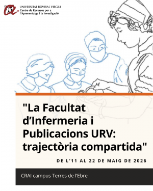 Cartell Exposició Dia Internacional de la Infermeria CRAI campus Terres de l'Ebre