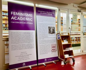 Exposició Feminisme acadèmic i la col·lecció Atenea