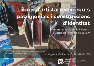Cartell Exposició  "Llibres d’artista: recorreguts patrimonials i construccions d’identitat”