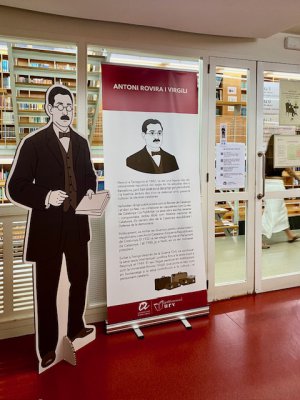Exposició "Antoni Rovira i Virgili i la universitat pública del sud de Catalunya" al CRAI Medicina i Ciències de la Salut